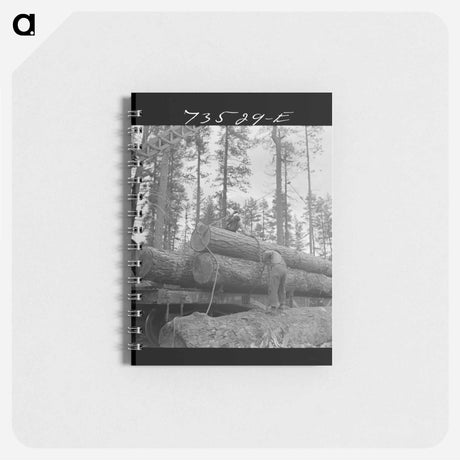 アートメモ帳-Loading Logs, Malheur National Forest
 - ラッセル リー Memo.