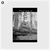 アートポストカード-Loading Logs, Malheur National Forest
 - ラッセル リー Postcard.