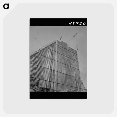 アートポストカード-Shasta Dam Under Construction
 - ラッセル リー Postcard.
