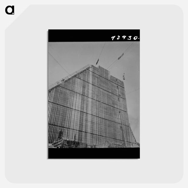 アートポストカード-Shasta Dam Under Construction
 - ラッセル リー Postcard.