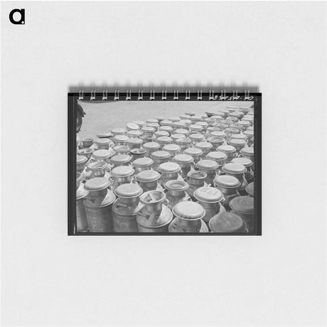 アートメモ帳-Dairymen's Milk Cans
 - ラッセル リー Memo.