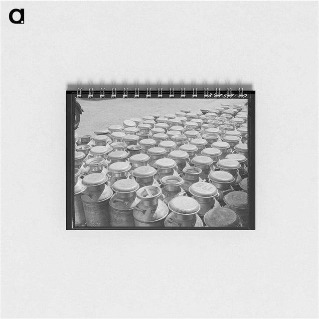 アートメモ帳-Dairymen's Milk Cans
 - ラッセル リー Memo.