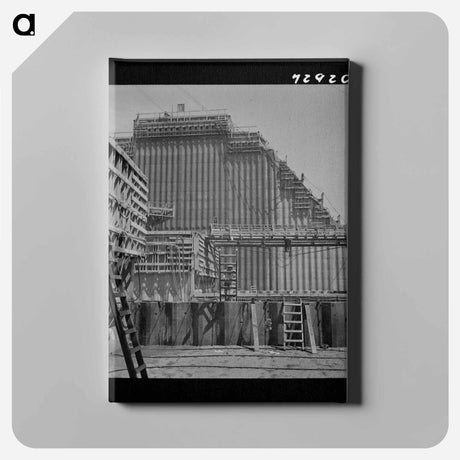 アートパネル-Shasta Dam Under Construction
 - ラッセル リー Canvas.