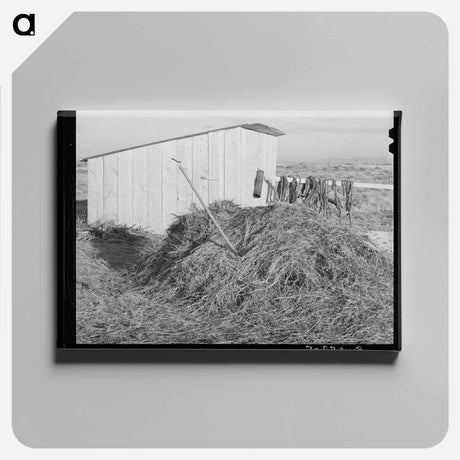 アートパネル-Shed of a Beginning Farmer
 - ラッセル リー Canvas.