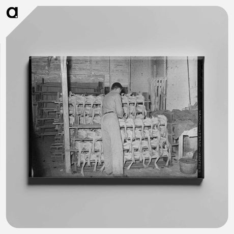 アートパネル-Piling Picked Turkeys
 - ラッセル リー Canvas.