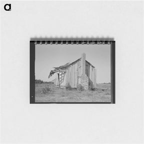 アートメモ帳-Untitled photo, possibly related to: An abandoned tenant cabin of the Mississippi Delta - ドロテア ラング Memo.