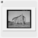 Untitled photo, possibly related to: An abandoned tenant cabin of the Mississippi Delta - Dorothea Lange Poster.