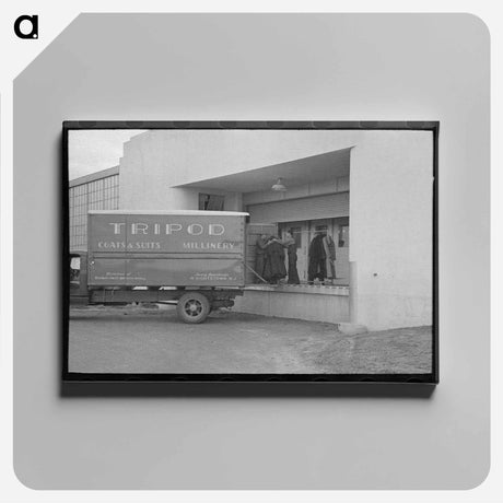 アートパネル-Factory Truck Delivery
 - ラッセル リー Canvas.