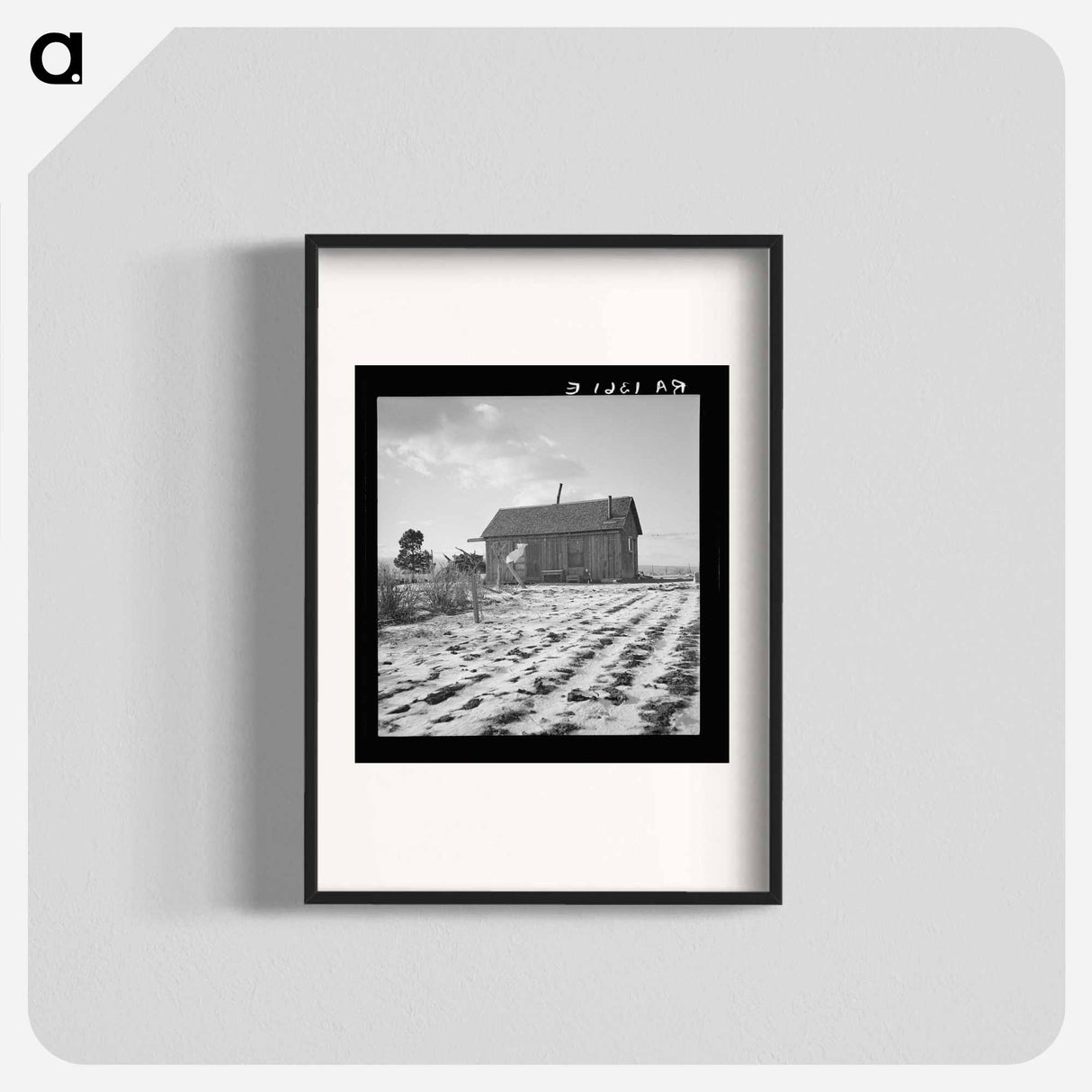 Widtsoe farm home - Dorothea Lange Poster.