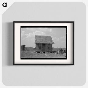 アートポスター-Front Porch of Sharecropper Cabin
 - ラッセル リー Poster.
