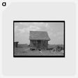 アートポストカード-Front Porch of Sharecropper Cabin
 - ラッセル リー Postcard.