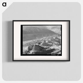 アートポスター-Gravel Conveyor, Shasta Dam
 - ラッセル リー Poster.