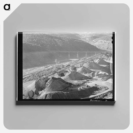 アートパネル-Gravel Conveyor, Shasta Dam
 - ラッセル リー Canvas.
