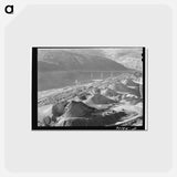 アートポストカード-Gravel Conveyor, Shasta Dam
 - ラッセル リー Postcard.