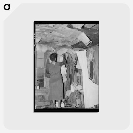 アートポストカード-Sharecropper Shack Storage
 - ラッセル リー Postcard.