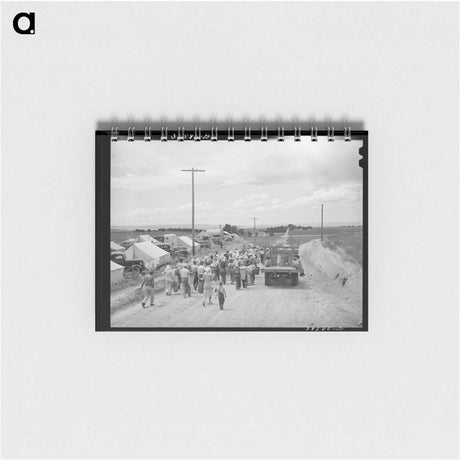 アートメモ帳-Pea Pickers
 - ラッセル リー Memo.