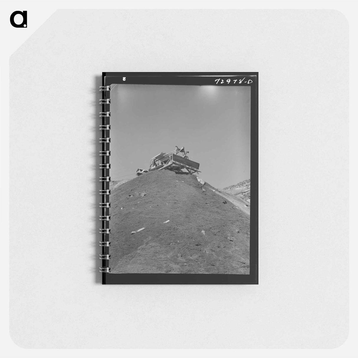 アートメモ帳-Shasta Dam Bulldozer
 - ラッセル リー Memo.