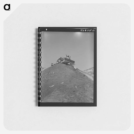 アートメモ帳-Shasta Dam Bulldozer
 - ラッセル リー Memo.