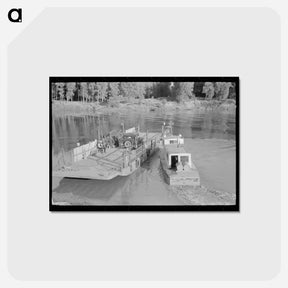 アートポストカード-Ferry to Tennessee
 - ラッセル リー Postcard.