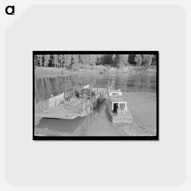 アートポストカード-Ferry to Tennessee
 - ラッセル リー Postcard.