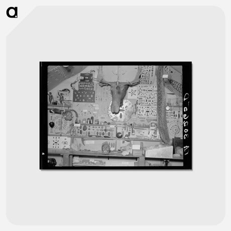 アートポストカード-Museum of Indian Arrowheads and Relics
 - ラッセル リー Postcard.