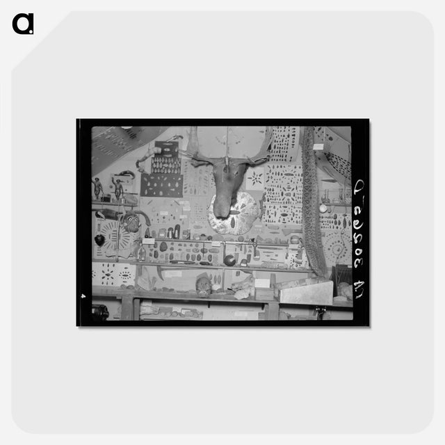 アートポストカード-Museum of Indian Arrowheads and Relics
 - ラッセル リー Postcard.