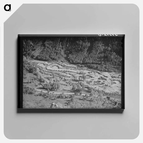 アートパネル-Telluride Gold Mill Tailings Pit
 - ラッセル リー Canvas.