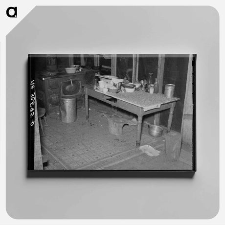 アートパネル-Beet Worker's Home
 - ラッセル リー Canvas.