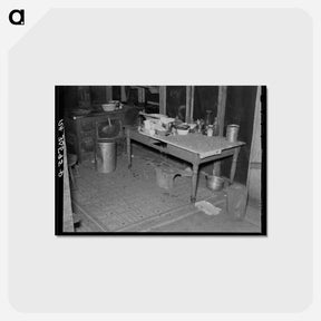 アートポストカード-Beet Worker's Home
 - ラッセル リー Postcard.