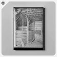 アートパネル-Feed Barn of Black Canyon Project
 - ラッセル リー Canvas.