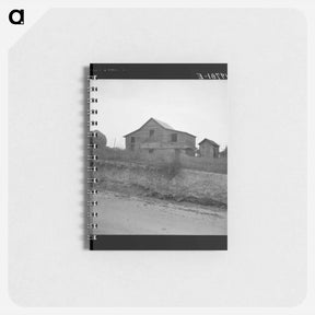 アートメモ帳-Mailbox and farm along country road in Person County, North Carolina - ドロテア ラング Memo.