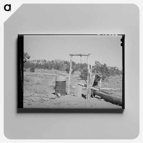 アートパネル-Watering at Pie Town
 - ラッセル リー Canvas.