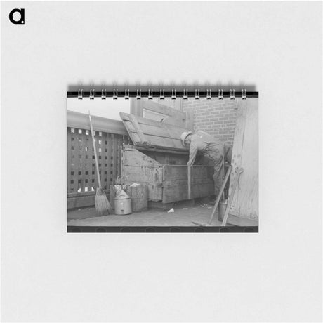 アートメモ帳-Oiler at Locker
 - ラッセル リー Memo.