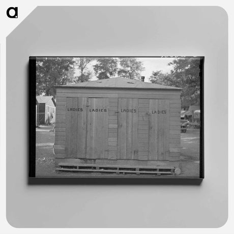アートパネル-Cabin-Trailer Camp Sanitary Facilities
 - ラッセル リー Canvas.