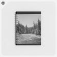 アートメモ帳-McKenzie River, Willamette National Forest
 - ラッセル リー Memo.