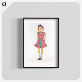 アートポスター-Gloria Paper Doll Outfits
 - ボストン公共図書館 Poster.
