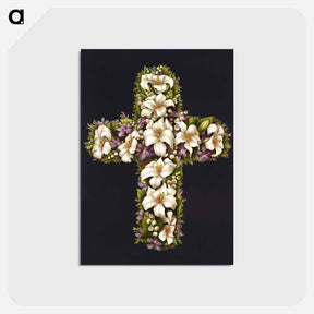 アートポストカード-Easter Lily Cross
 - ボストン公共図書館 Postcard.