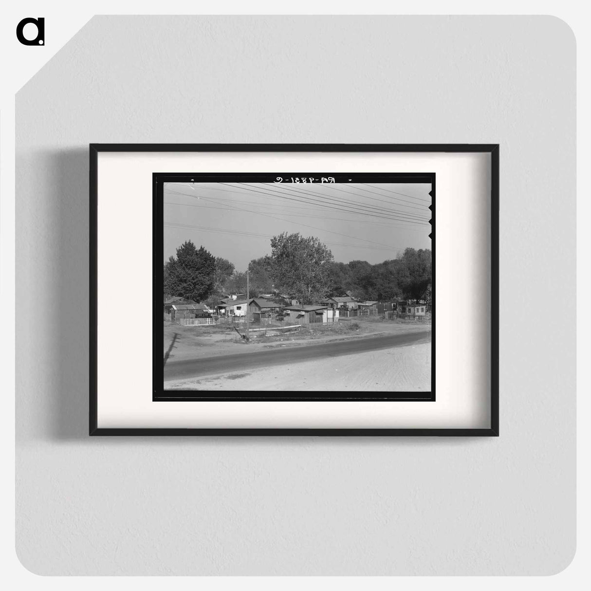 Winter migrant camp on the outskirts of Sacramento, California - Dorothea Lange Poster.