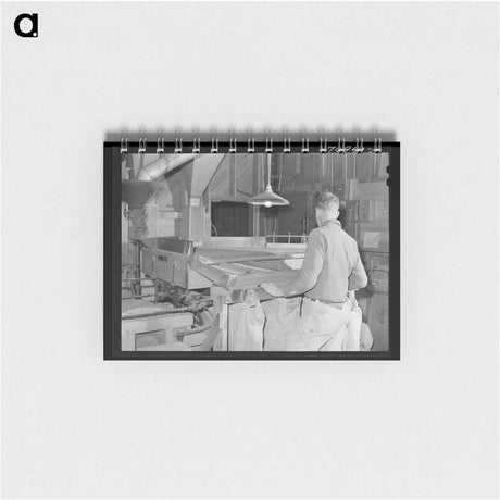 アートメモ帳-Sacking Red Clover Seed
 - ラッセル リー Memo.
