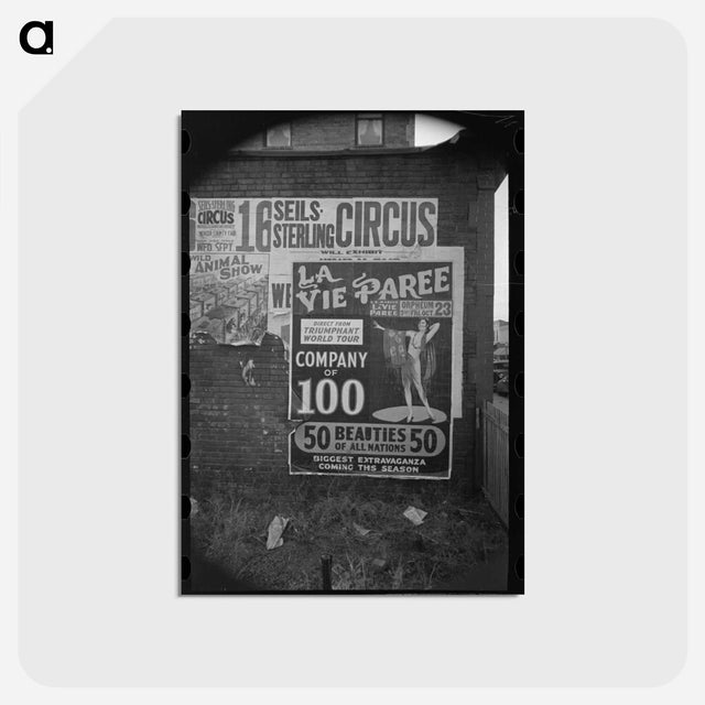 アートポストカード-Sign, Aledo, Illinois
 - ラッセル リー Postcard.