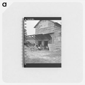 アートメモ帳-Putting in new flues in tobacco barn - ドロテア ラング Memo.