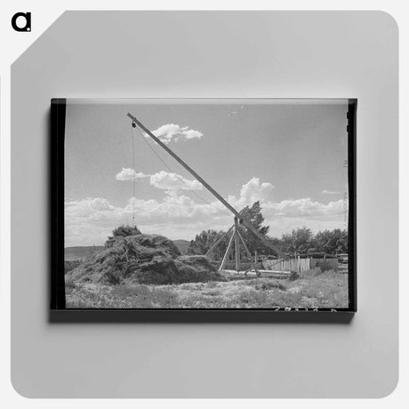 アートパネル-Mormon Hay Stacker
 - ラッセル リー Canvas.