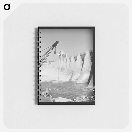 アートメモ帳-Bonneville Dam Construction
 - ラッセル リー Memo.