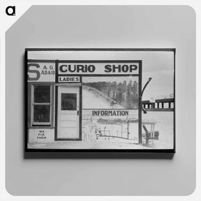 アートパネル-Curio Shop and Ladies' Restroom
 - ラッセル リー Canvas.