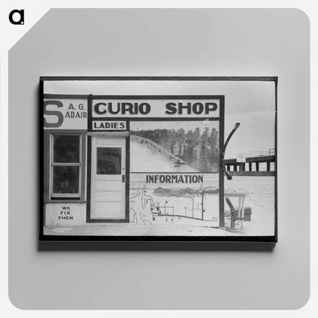 アートパネル-Curio Shop and Ladies' Restroom
 - ラッセル リー Canvas.