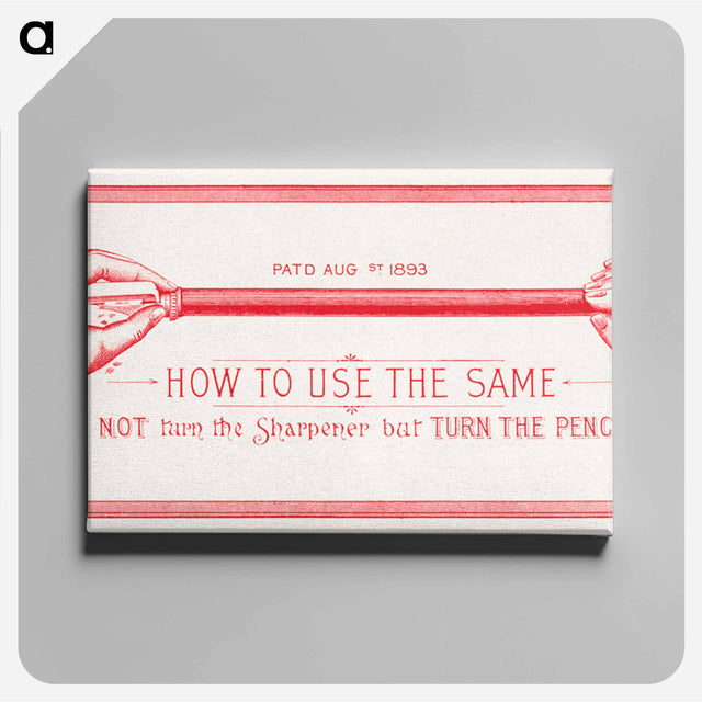 アートパネル-The Eagle's New Pencil Sharpener
 - ボストン公共図書館 Canvas.
