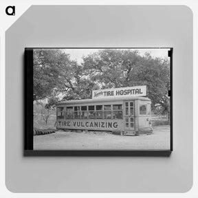 アートパネル-Streetcar Tire Shop
 - ラッセル リー Canvas.