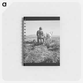 アートメモ帳-Mr. Roberts, FSA borrower. Owyhee project. Malheur County, Oregon - ドロテア ラング Memo.