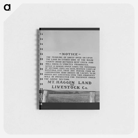 アートメモ帳-Silverbow County Sign
 - ラッセル リー Memo.