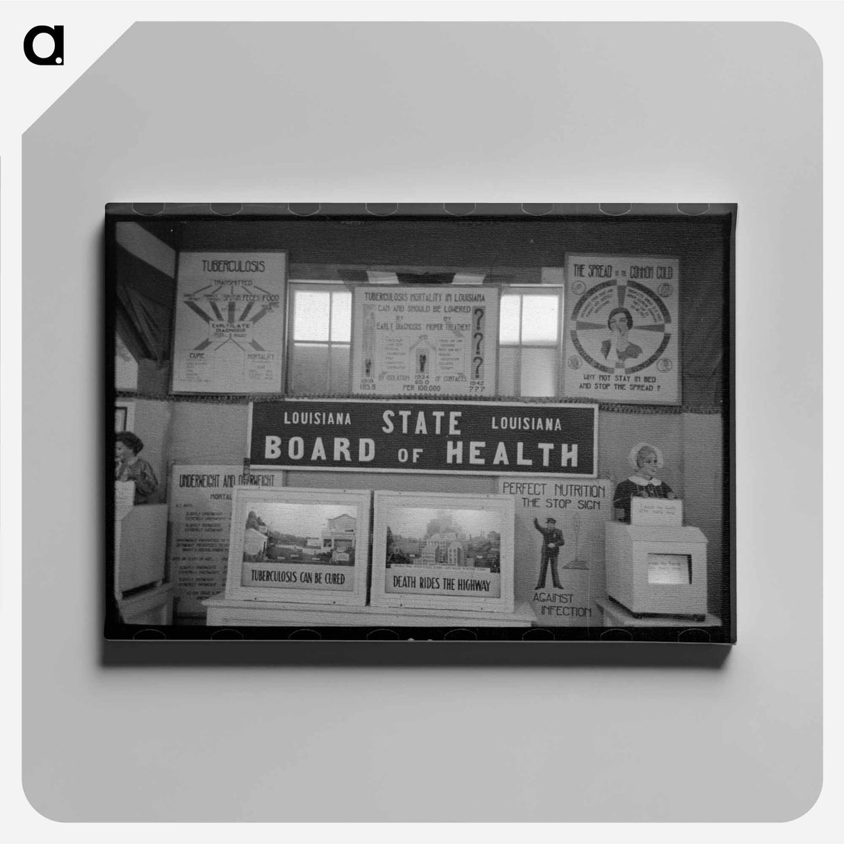 アートパネル-State Board of Health Display
 - ラッセル リー Canvas.